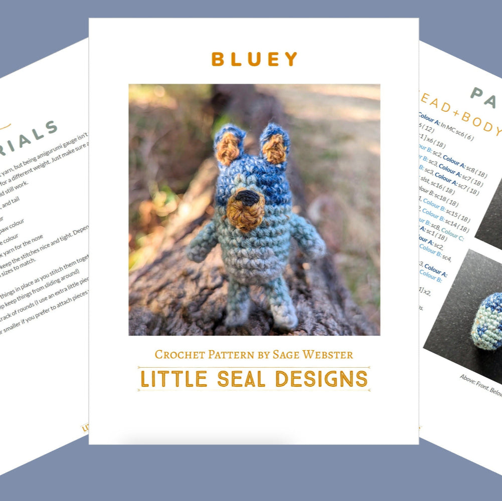 Bluey-Inspired Crochet Waldorf Doll