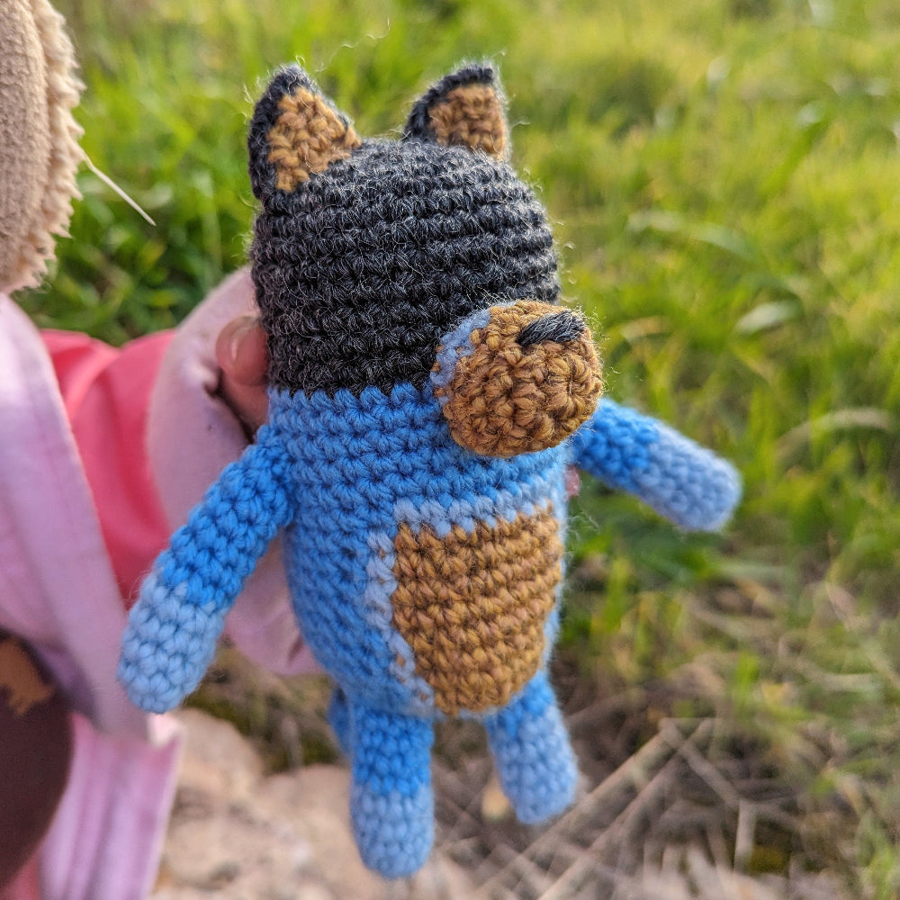 Bandit! Bluey-Inspired Waldorf Doll