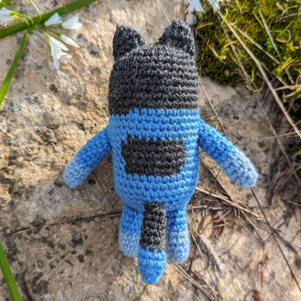 Bandit! Bluey-Inspired Waldorf Doll
