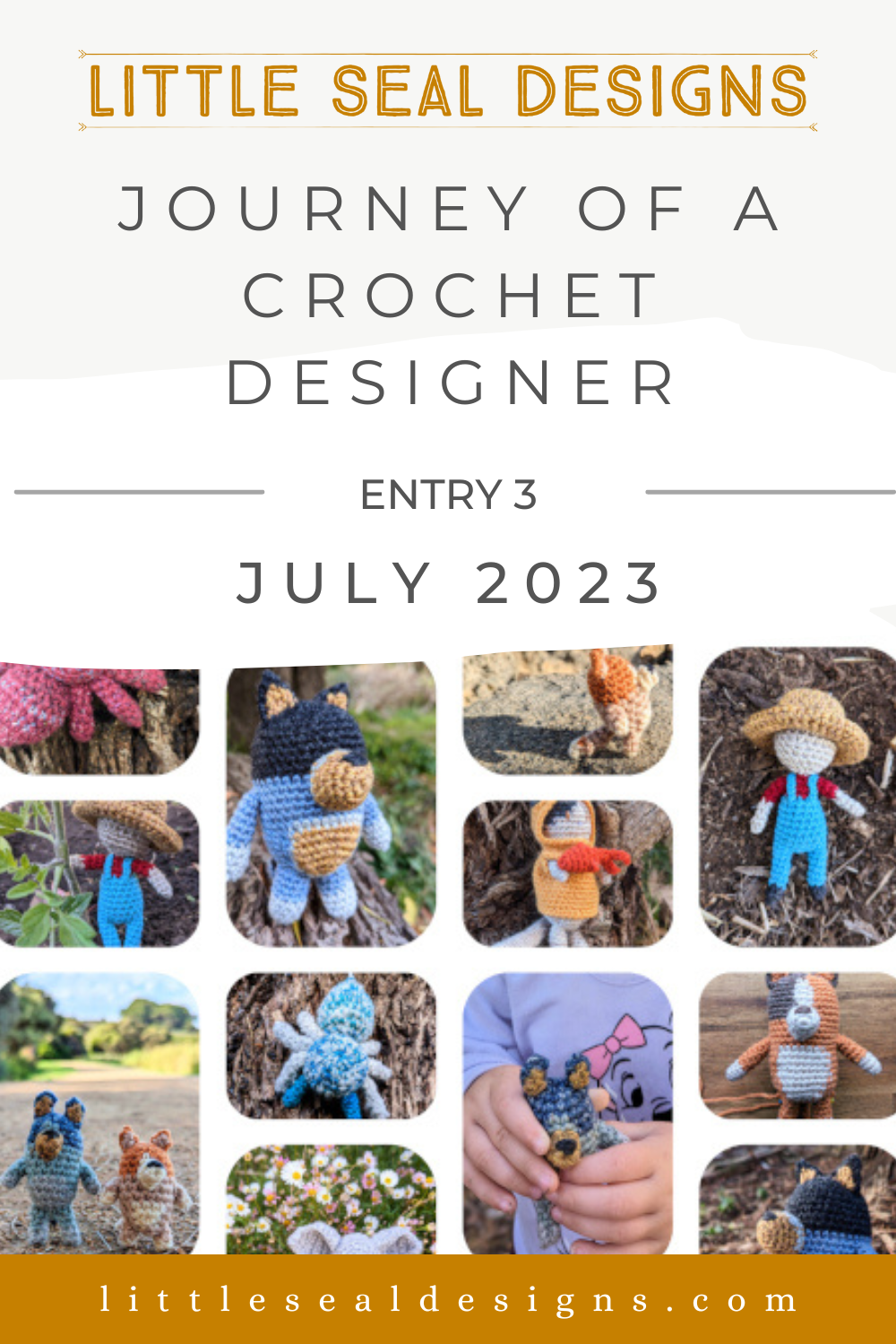 The Journey of a Crochet Designer { Entry 3 – July 2023 }